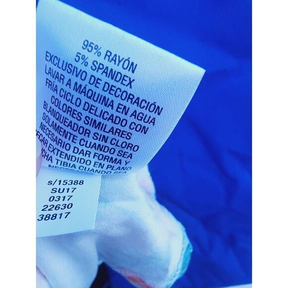 Style & Co. Womens Tank Pineapple Toss Shark Bite Hem Plus 2X New - Picture 10 of 10